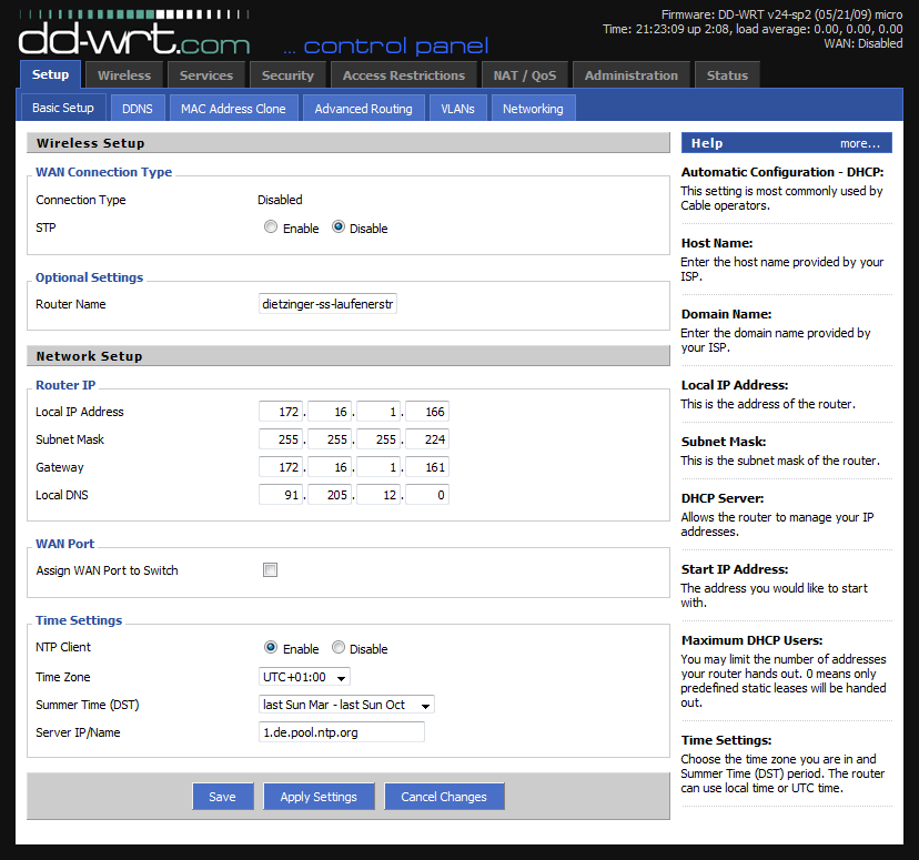 dd wrt v24 sp2 wireless bridge