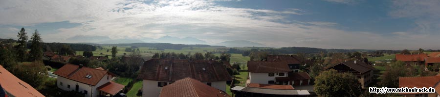 Panorama-Aufnahmen aus Schign, Gemeinde Saaldorf-Surheim, Oktober 2009